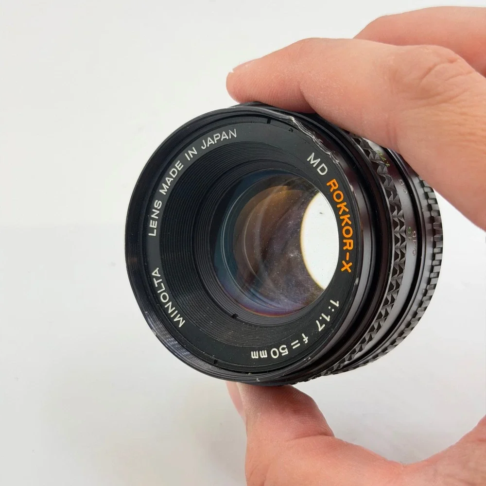 Minolta MD Rokkor-X 50mm f1.7 Prime Lens Vintage Manual Focus Japan 2084806